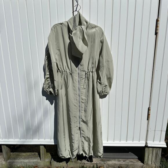 Rodebjer Leandra Over Coat Lightweight Jacket Clay Gray Grey NWT $550 XS Trench - Picture 7 of 16